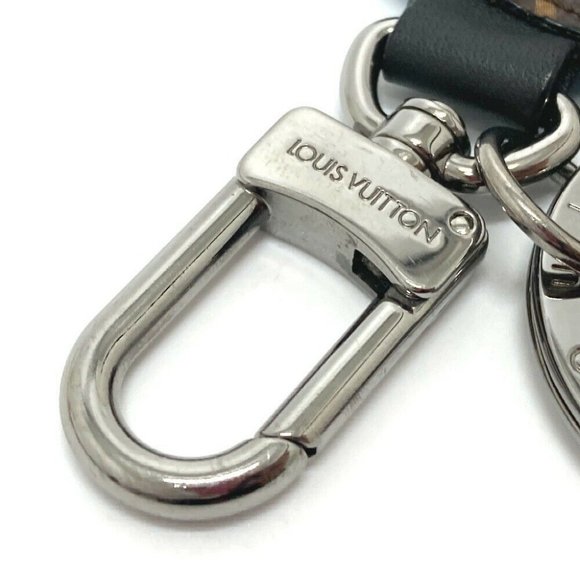 AUTHENTIC LOUIS VUITTON M68307 Monogram Porte Crepadid charm Key Holder Brown x - Picture 6 of 8